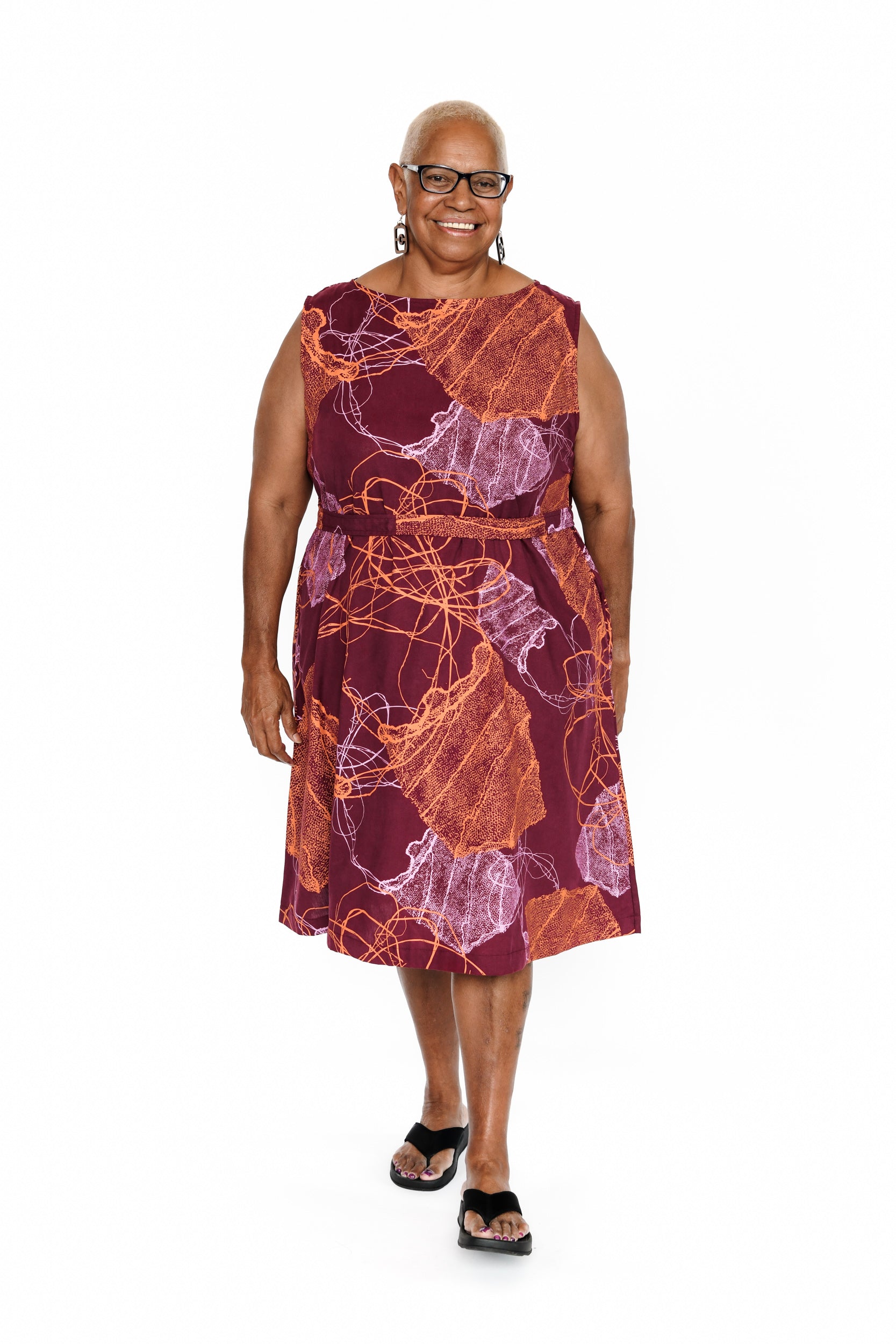 Midi Dress - Woven in History
