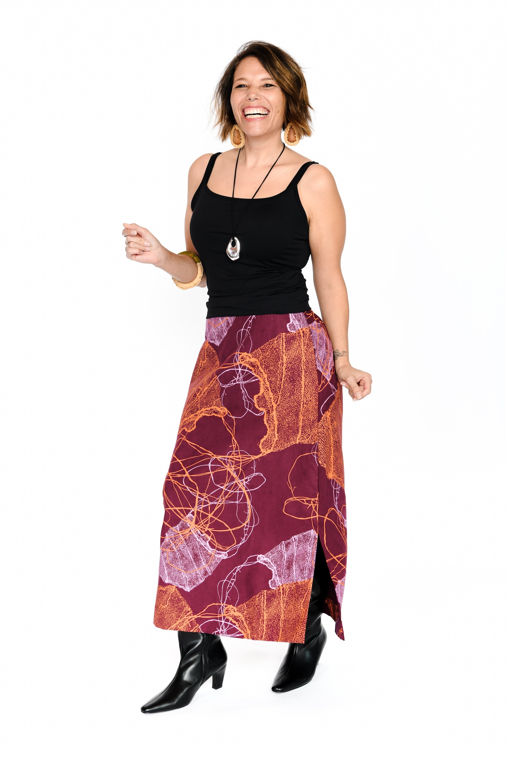Midi Skirt - Woven in History