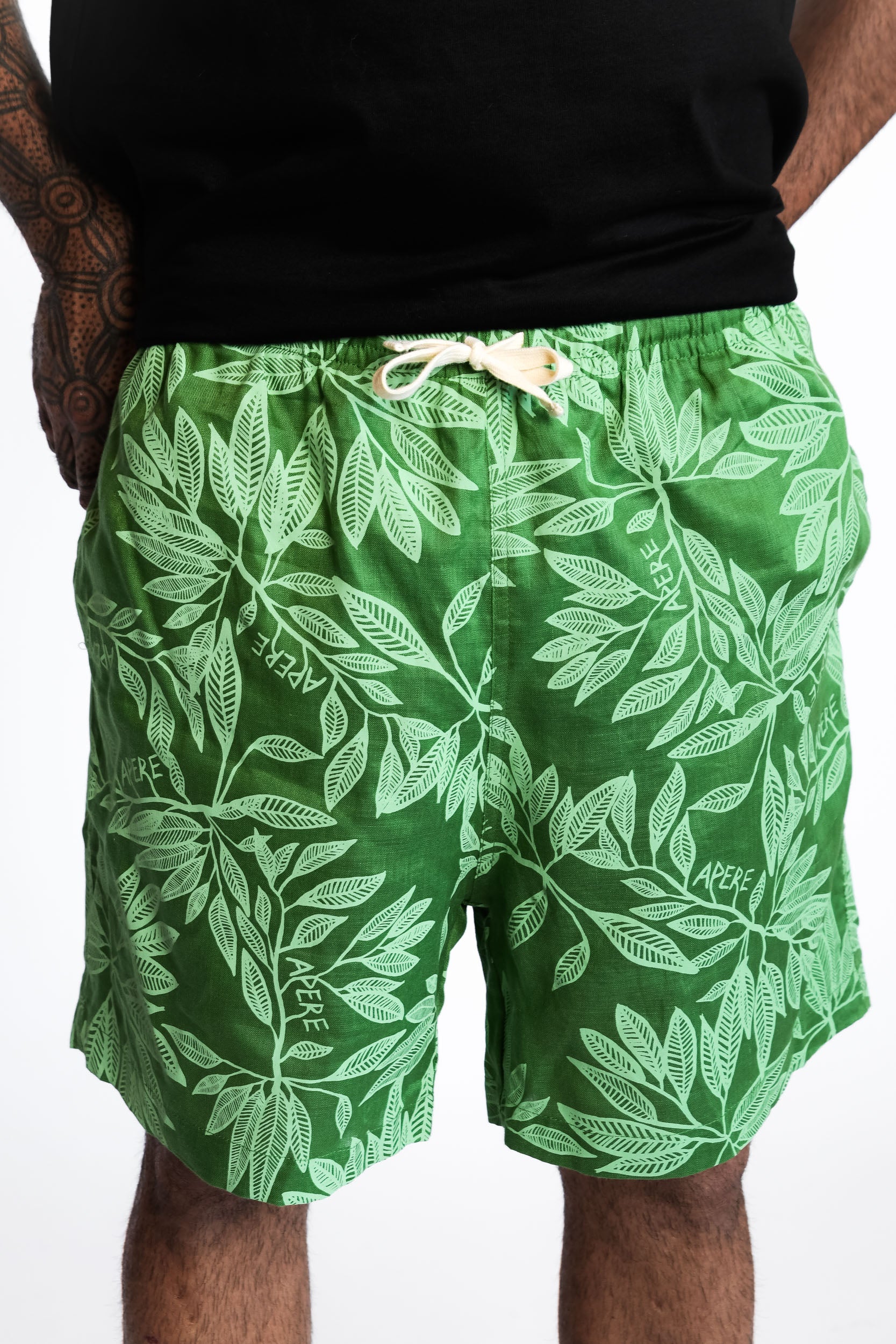 Elastic Waist Short - Apere (River Red Gum)