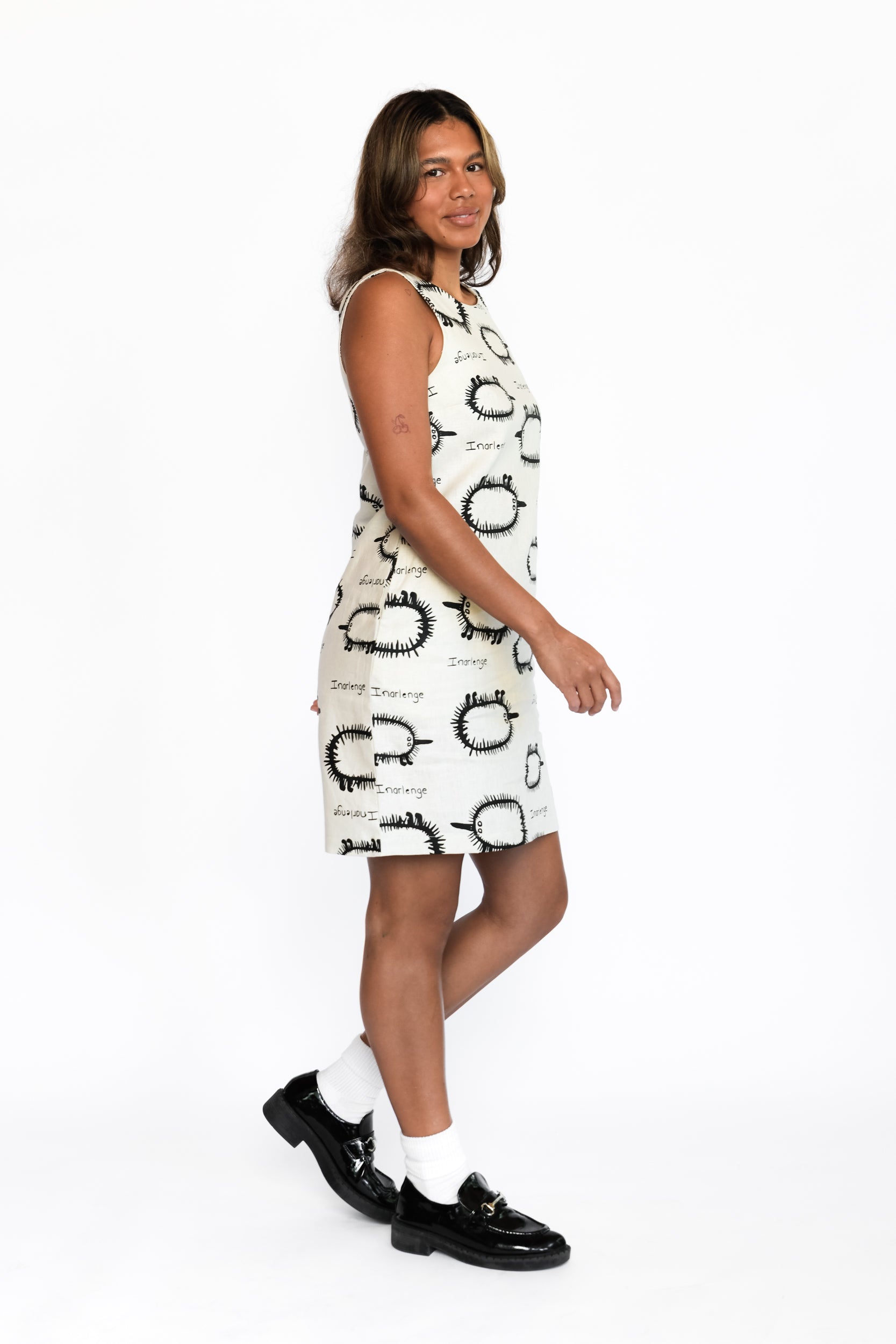 Mini Shift Dress - Inarlenge (Echidna)
