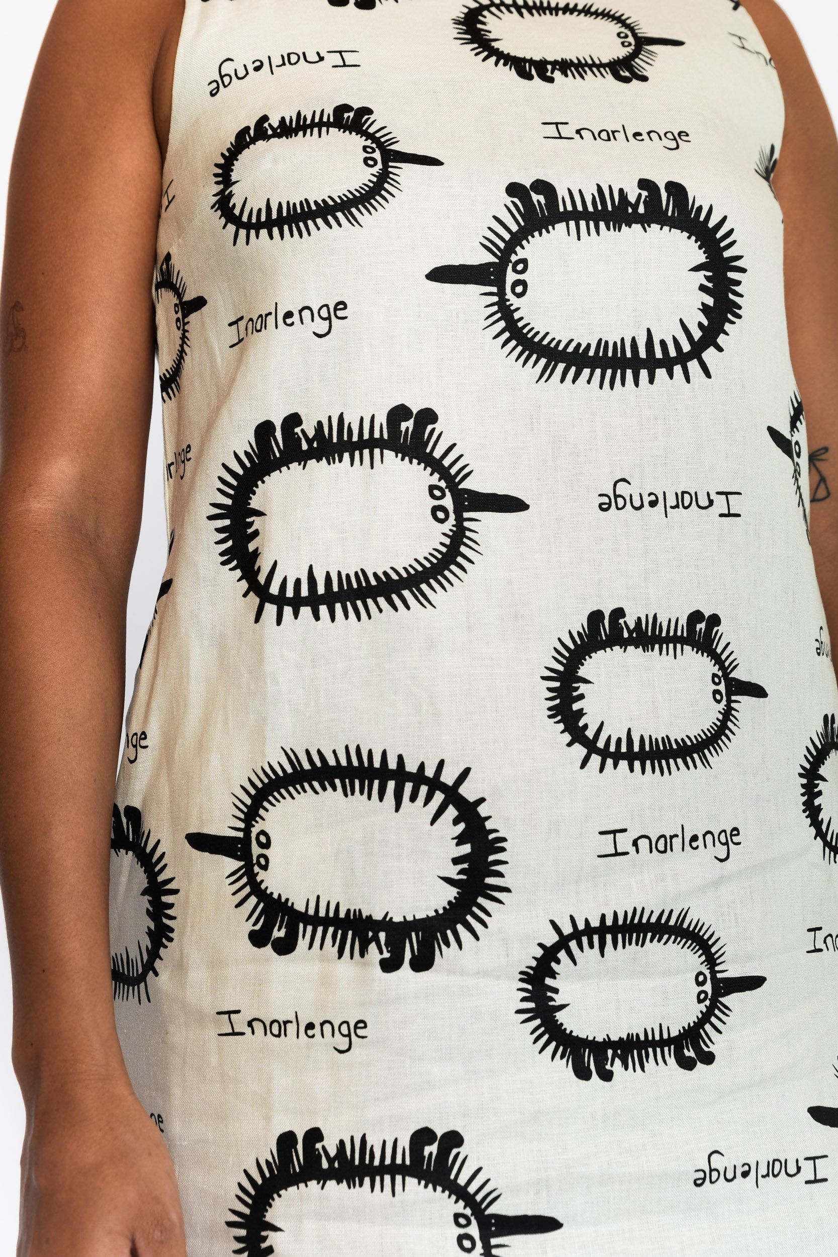 Mini Shift Dress - Inarlenge (Echidna)
