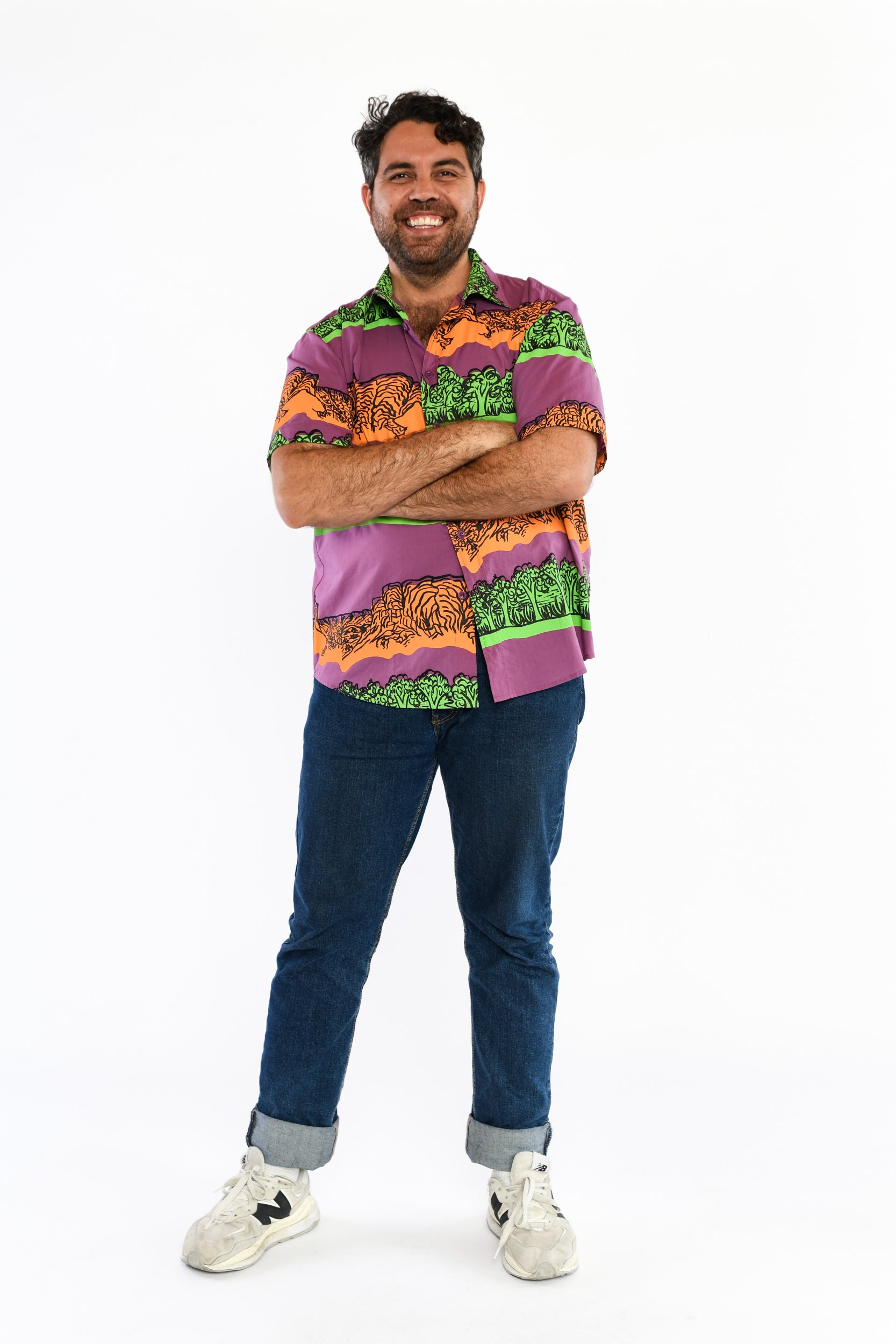 Short Sleeve Collared Shirt - Antherrtye (Ranges)