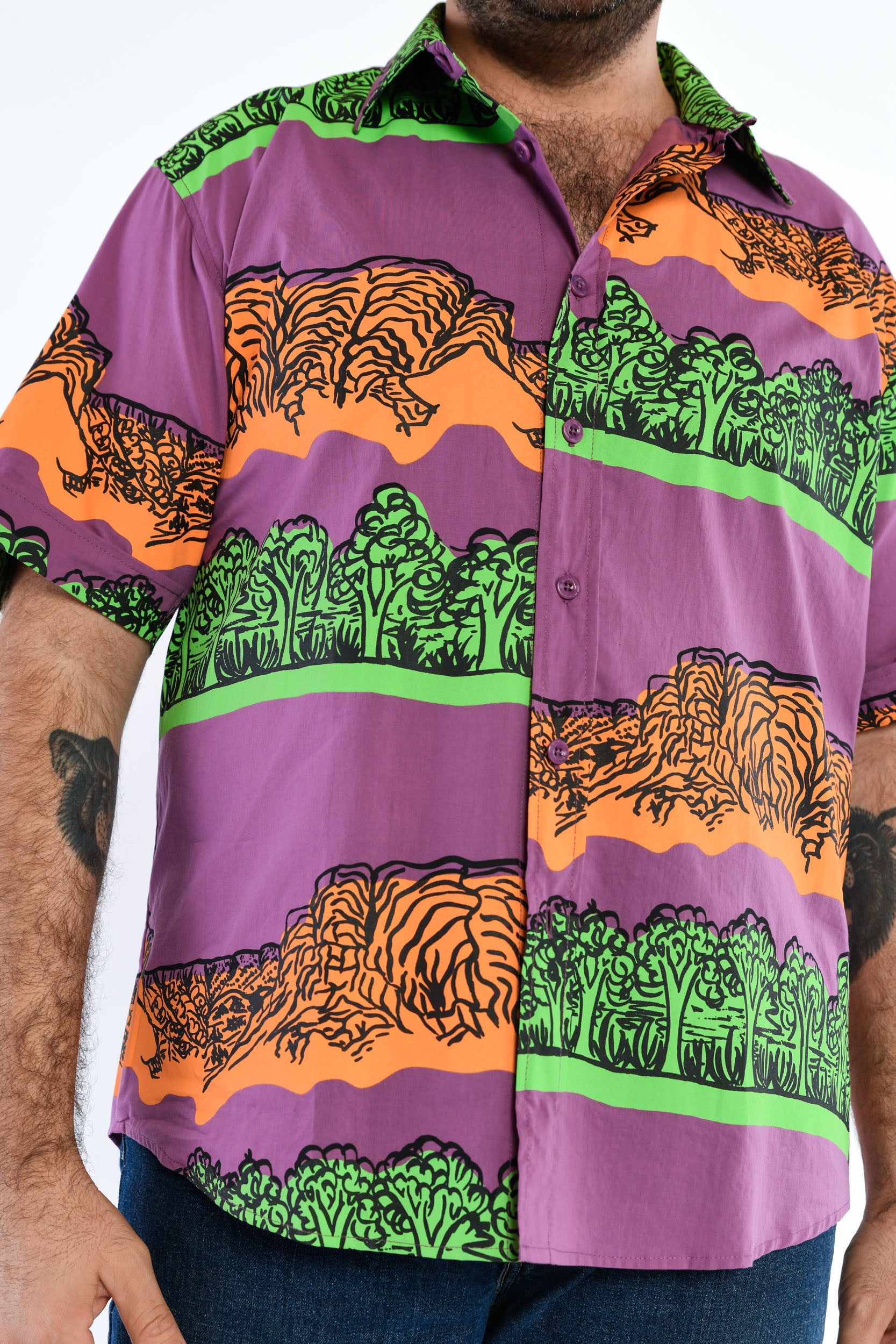 Short Sleeve Collared Shirt - Antherrtye (Ranges)