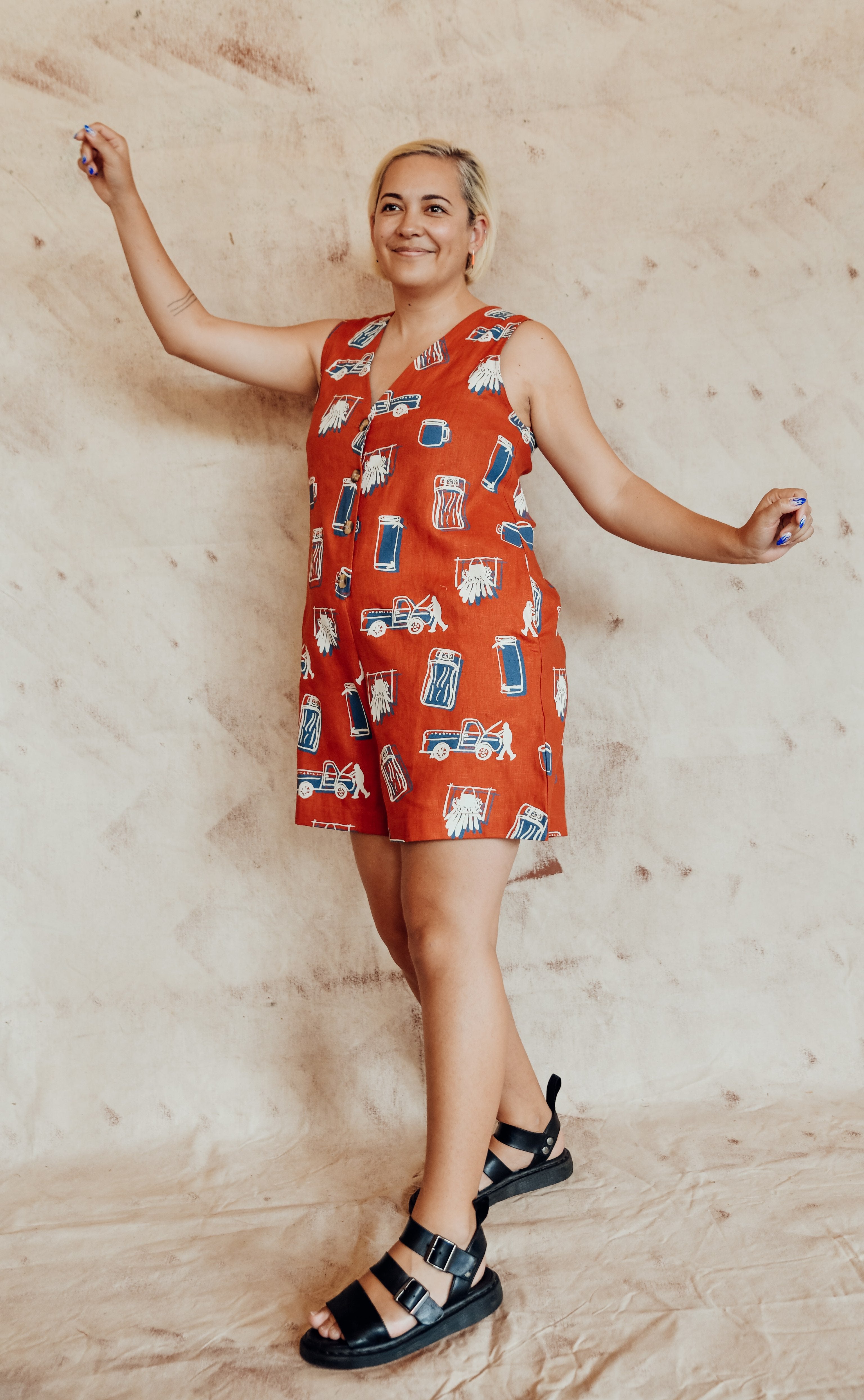 Sleeveless Playsuit - Camp Out