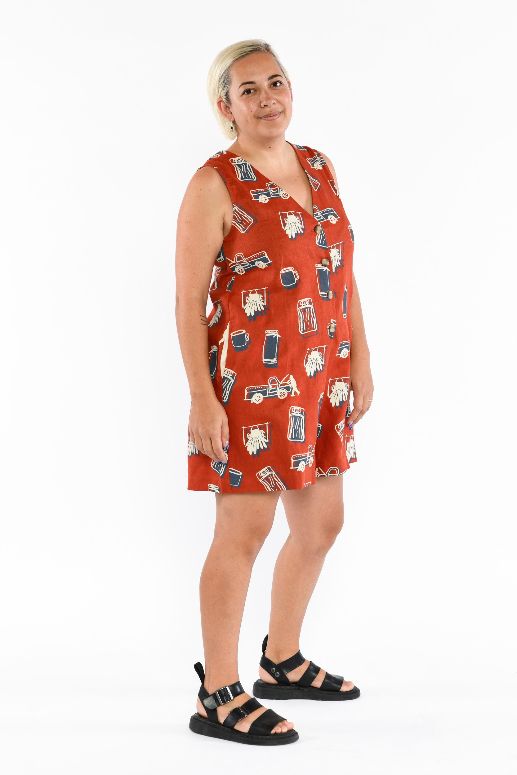 Sleeveless Playsuit - Camp Out