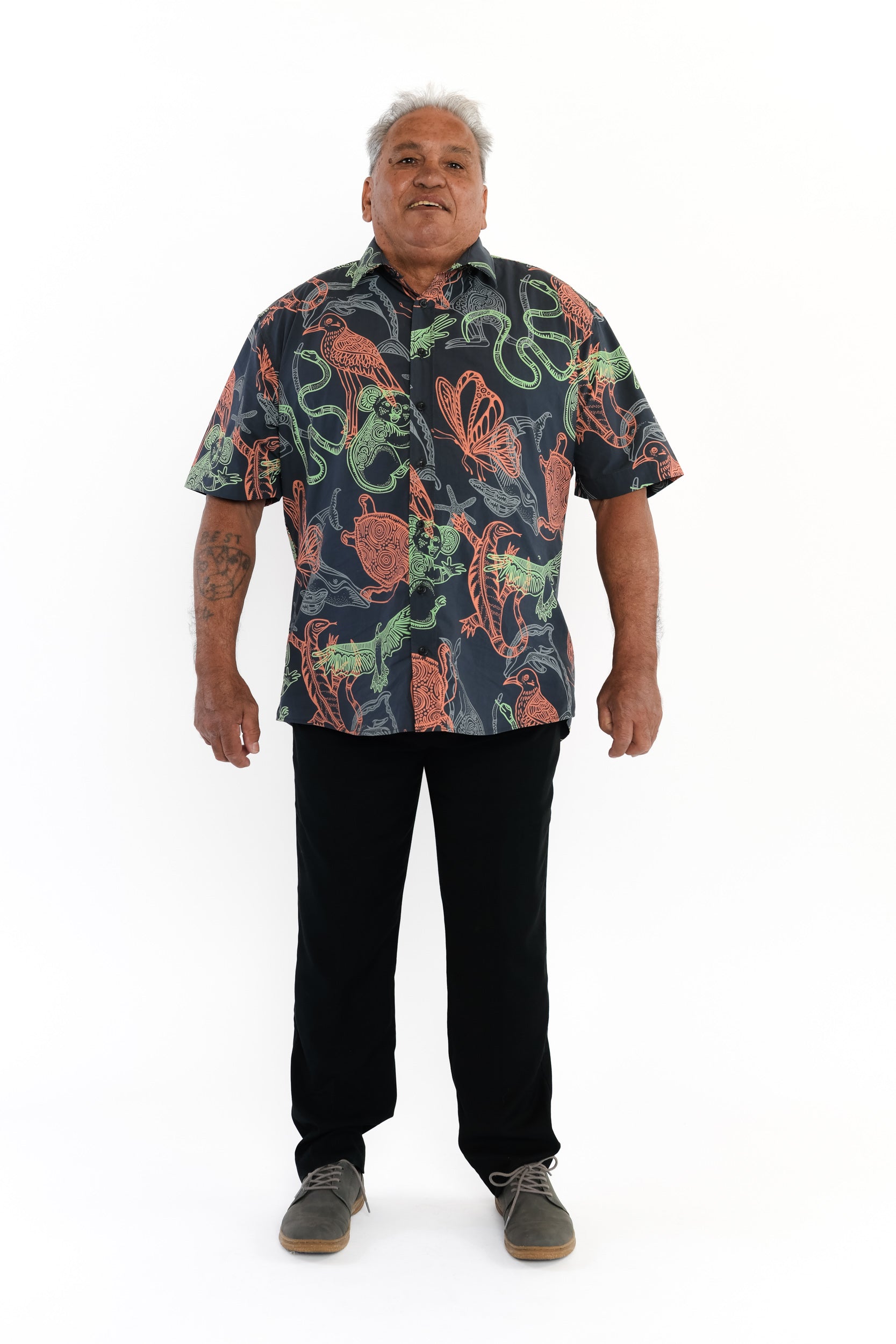 Short Sleeve Collared Shirt - Ancestral Cousins