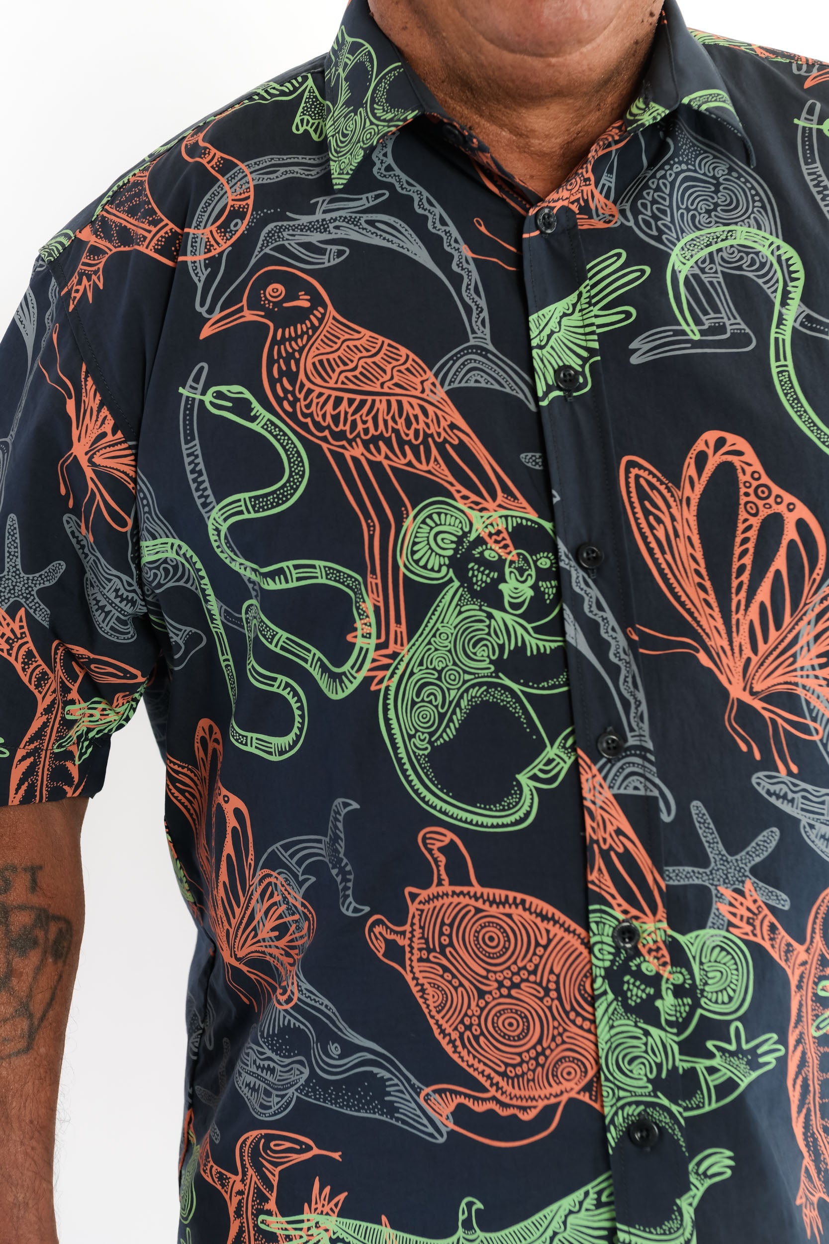Short Sleeve Collared Shirt - Ancestral Cousins