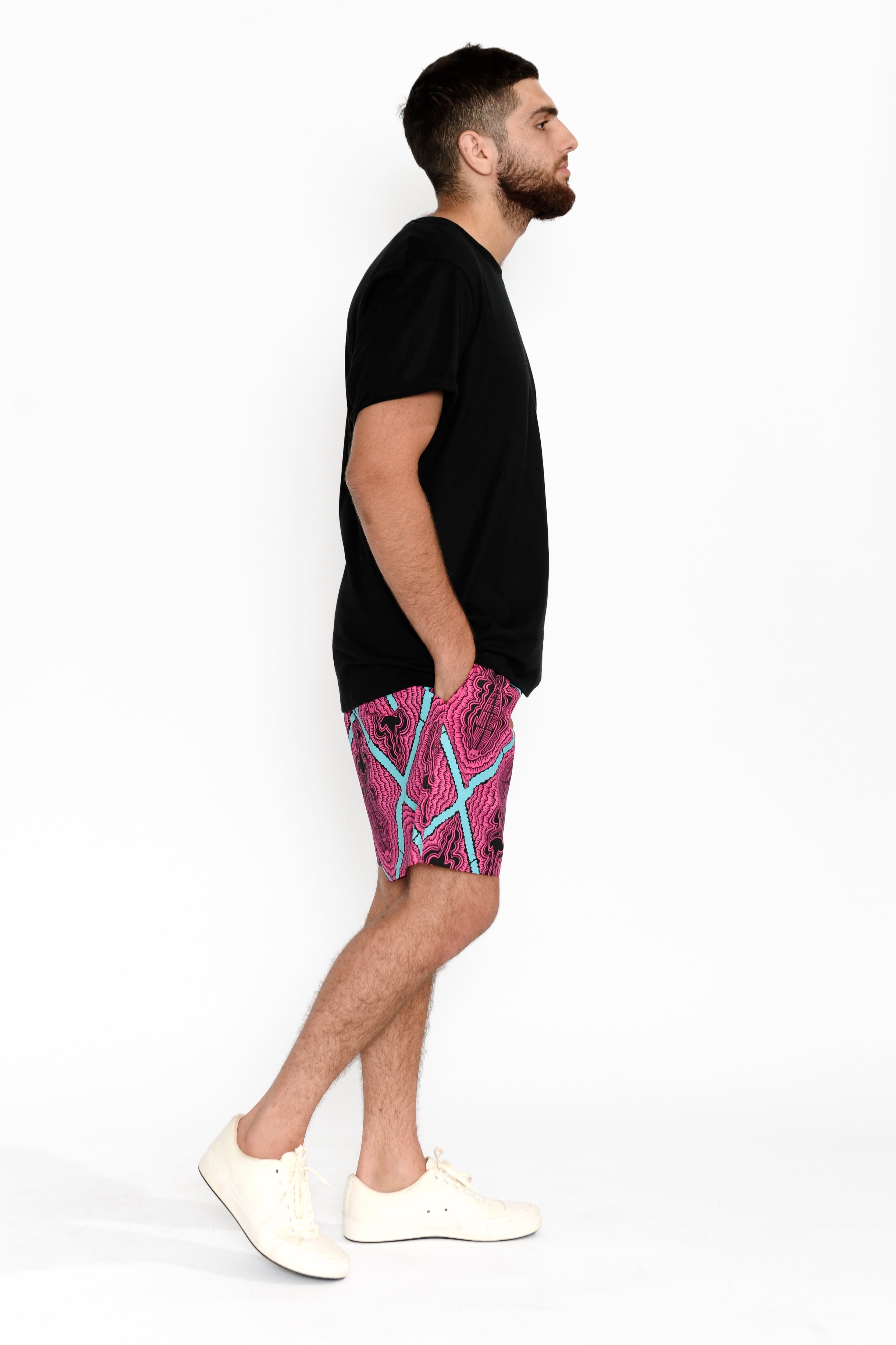 Elastic Waist Short - Odorr (Dugong) Diamond
