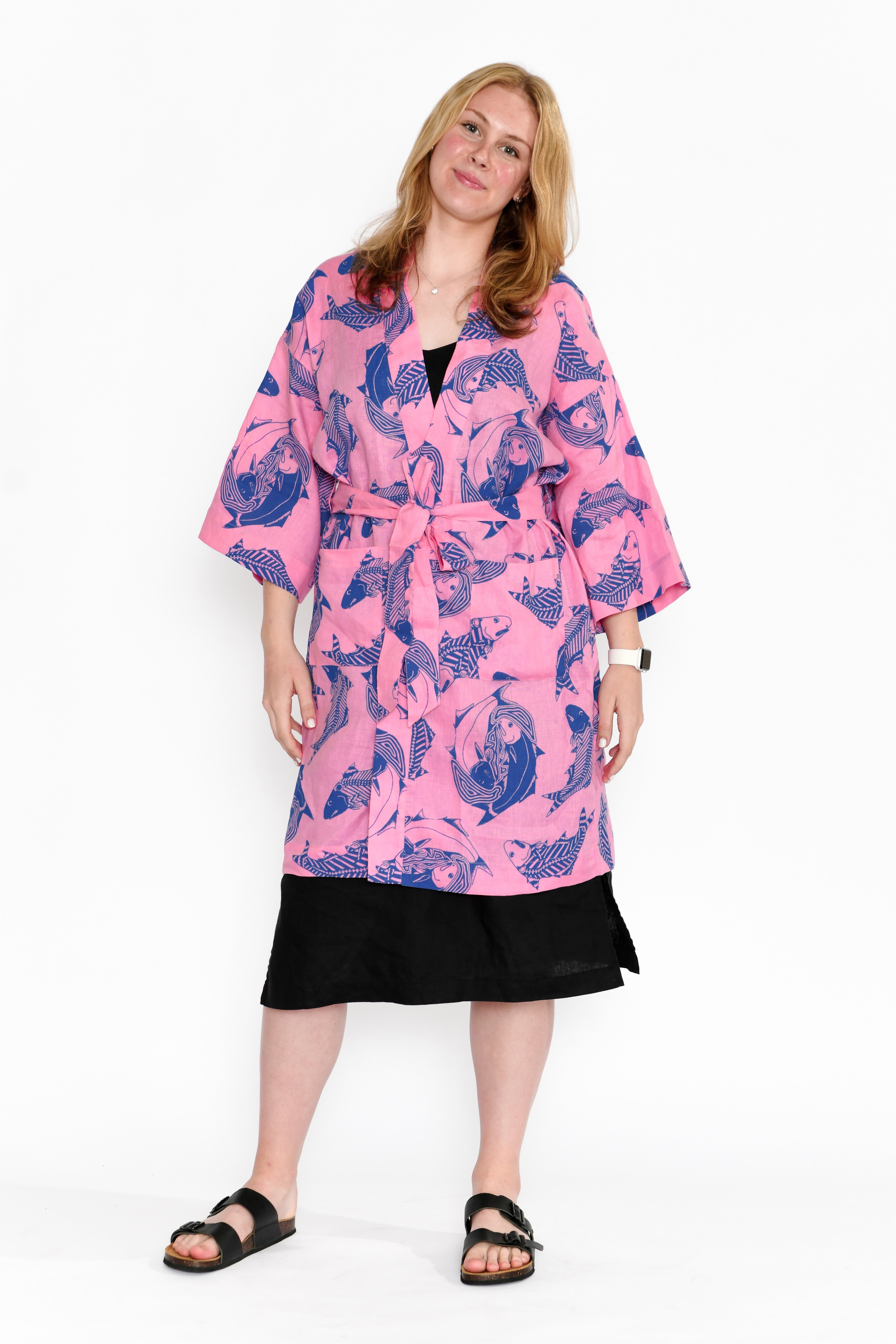All-Day Robe - Aarli (Salmon)