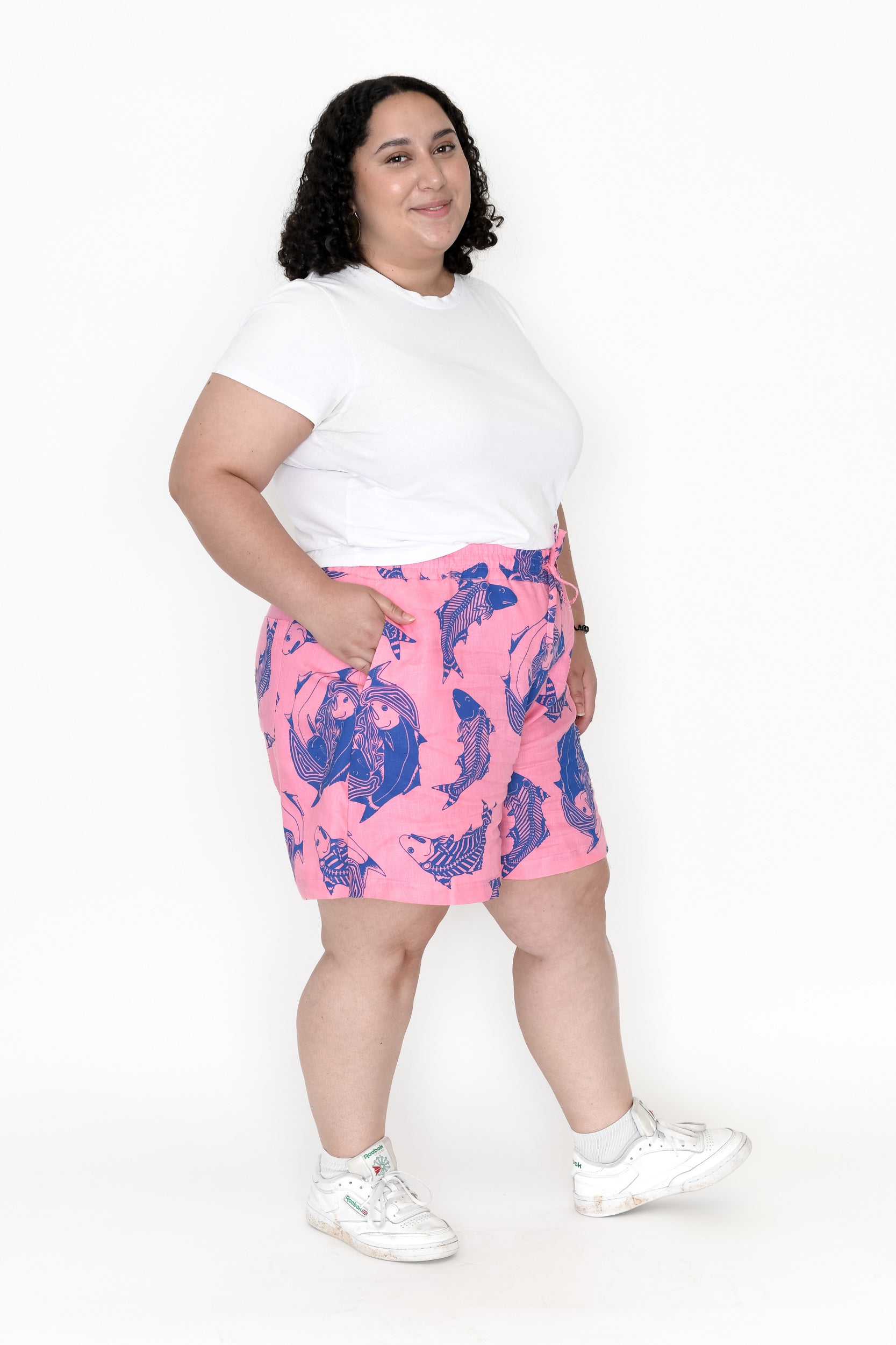 Relaxed Shorts - Aarli (Salmon)