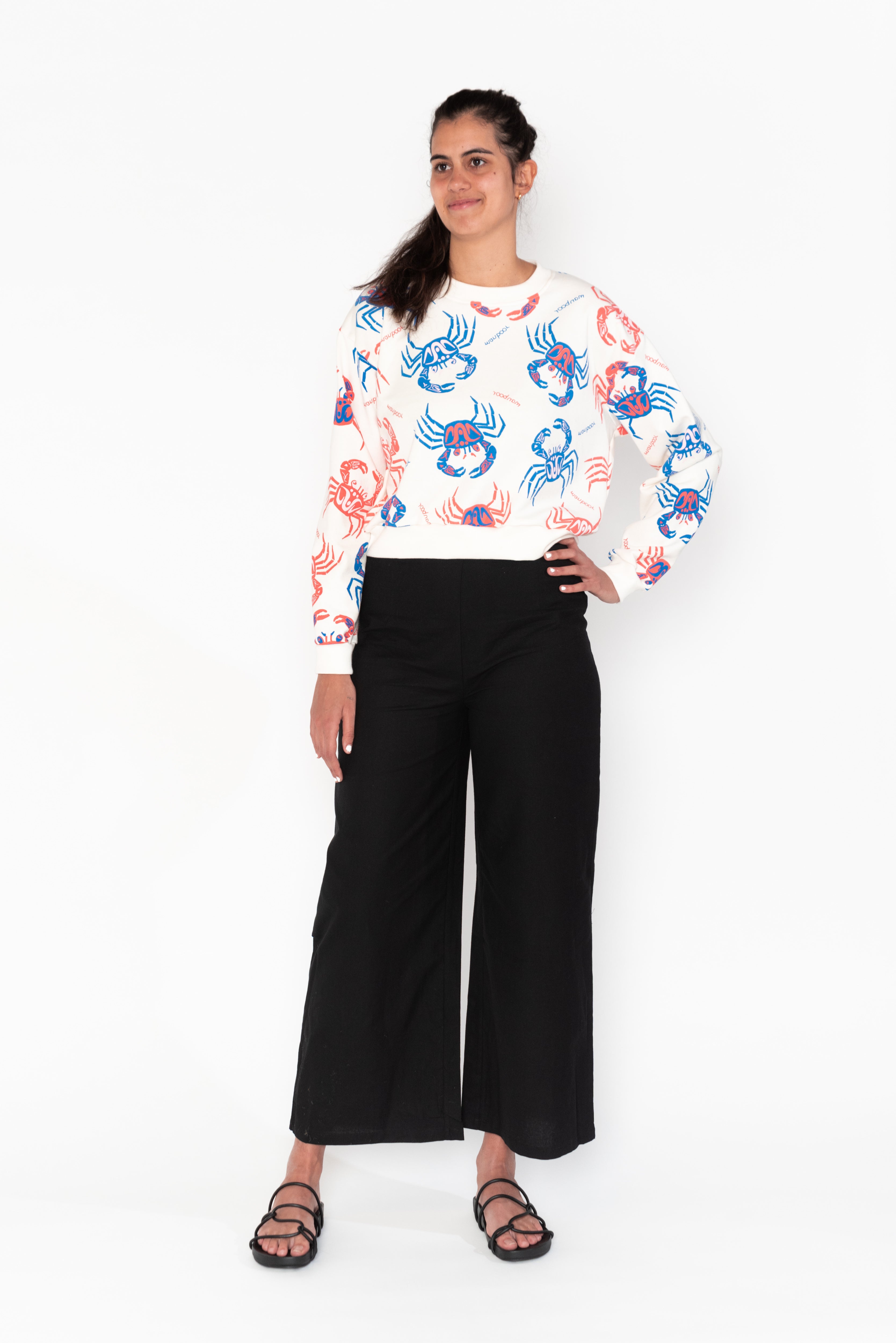 Cropped Sweatshirt - Manboor (Ghost Crab)