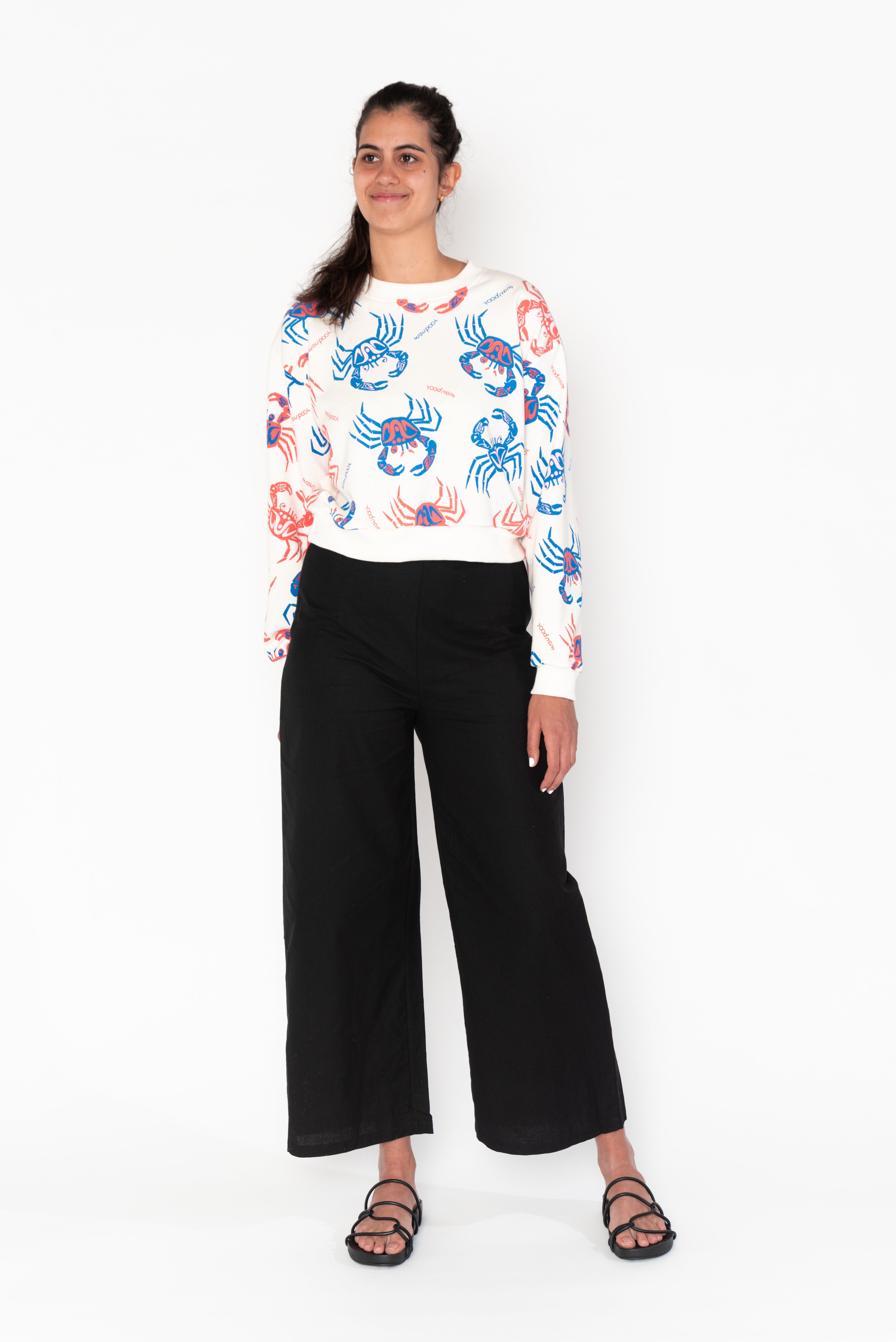 Cropped Sweatshirt - Manboor (Ghost Crab)