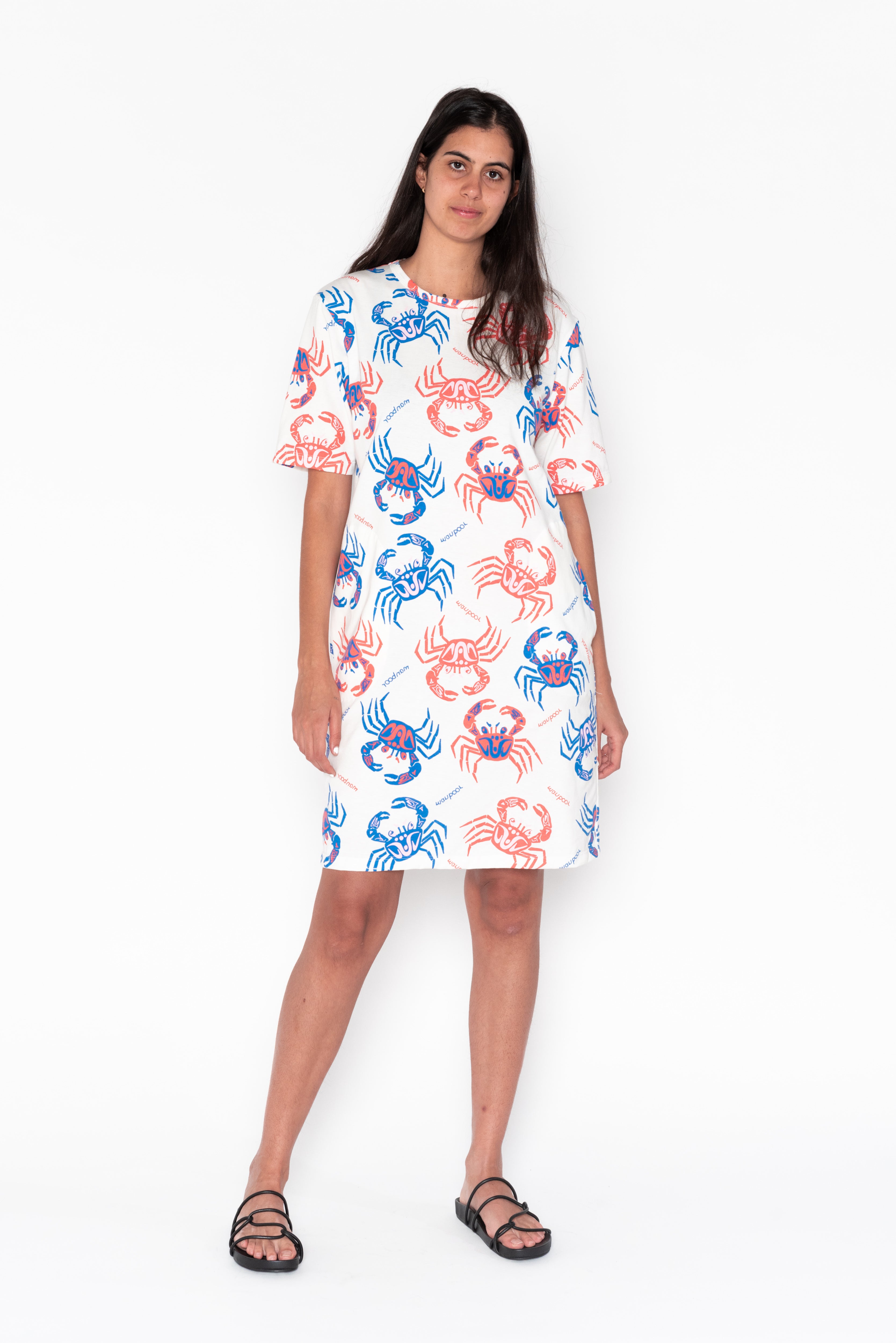 Big Tee Dress - Manboor (Ghost Crab)