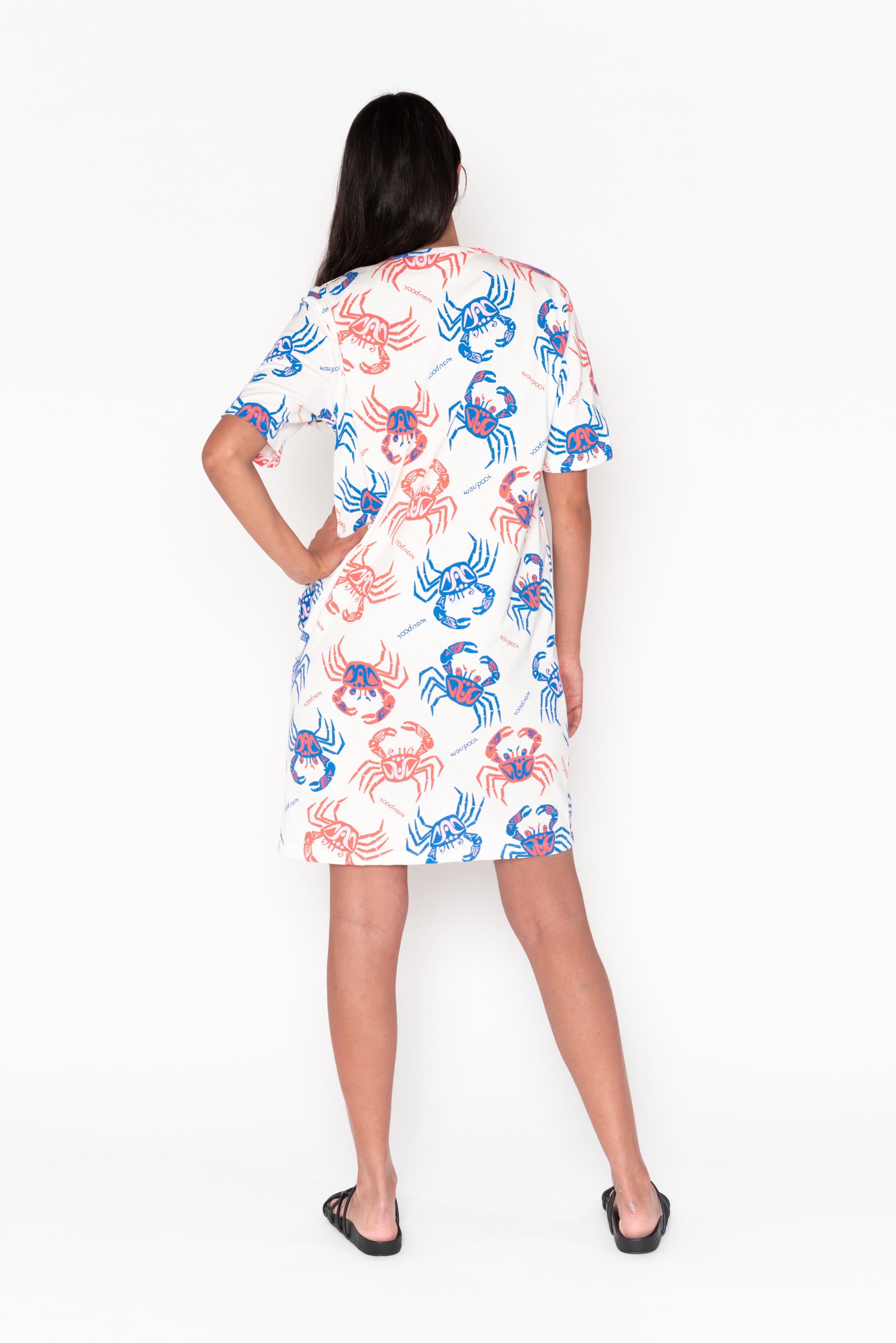 Big Tee Dress - Manboor (Ghost Crab)
