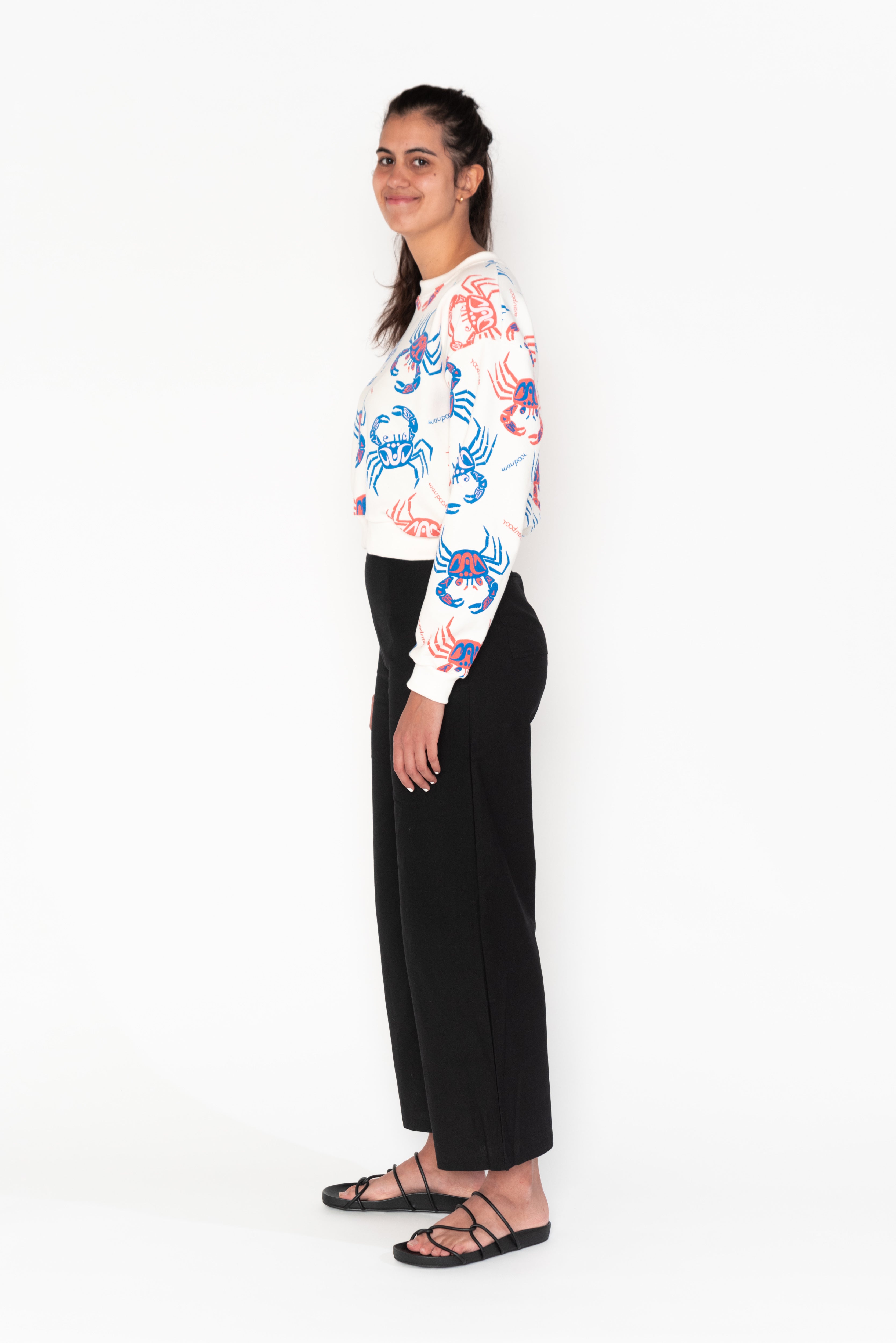 Cropped Sweatshirt - Manboor (Ghost Crab)