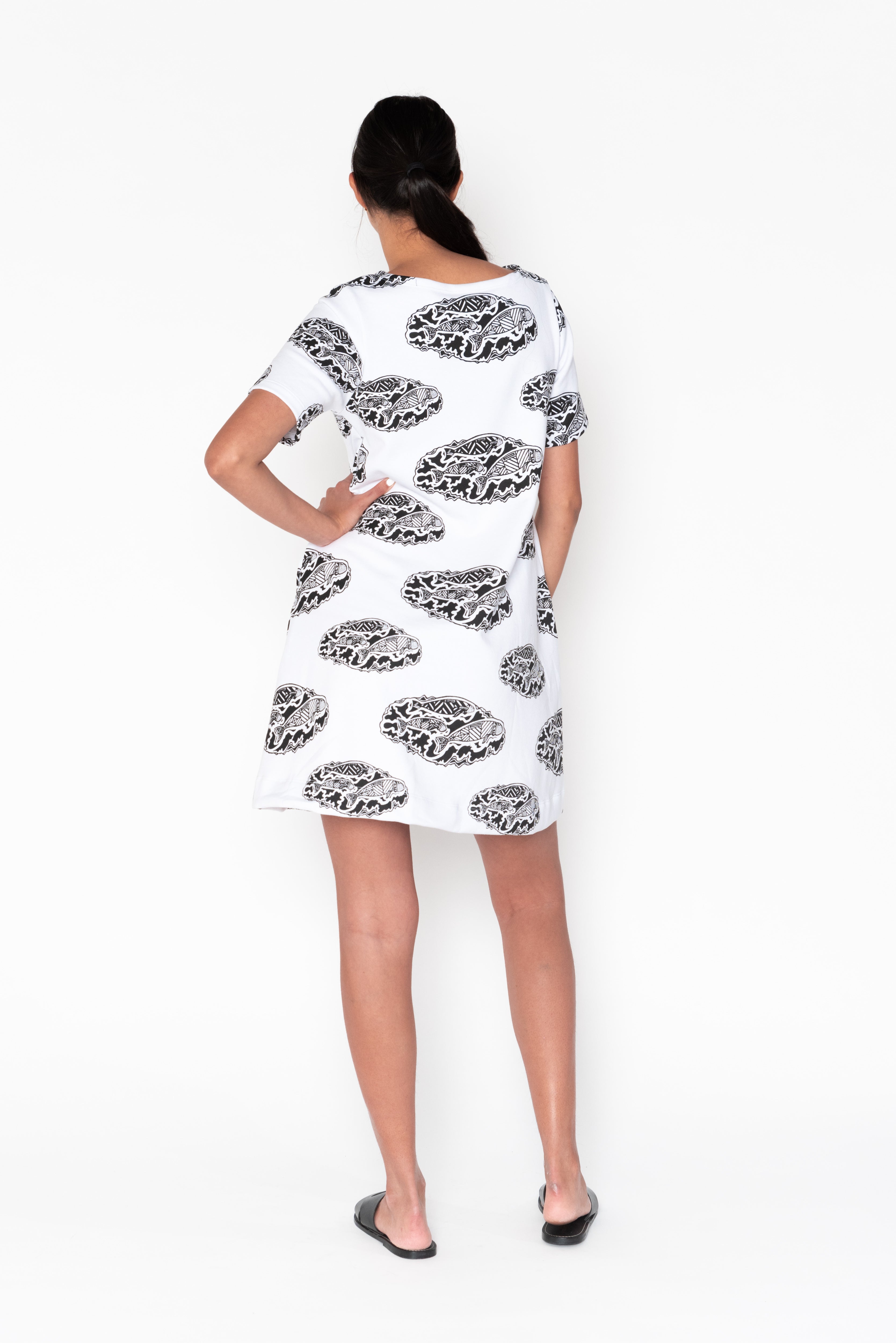 A-Line Terry Dress - Odorr (Dugong) Family