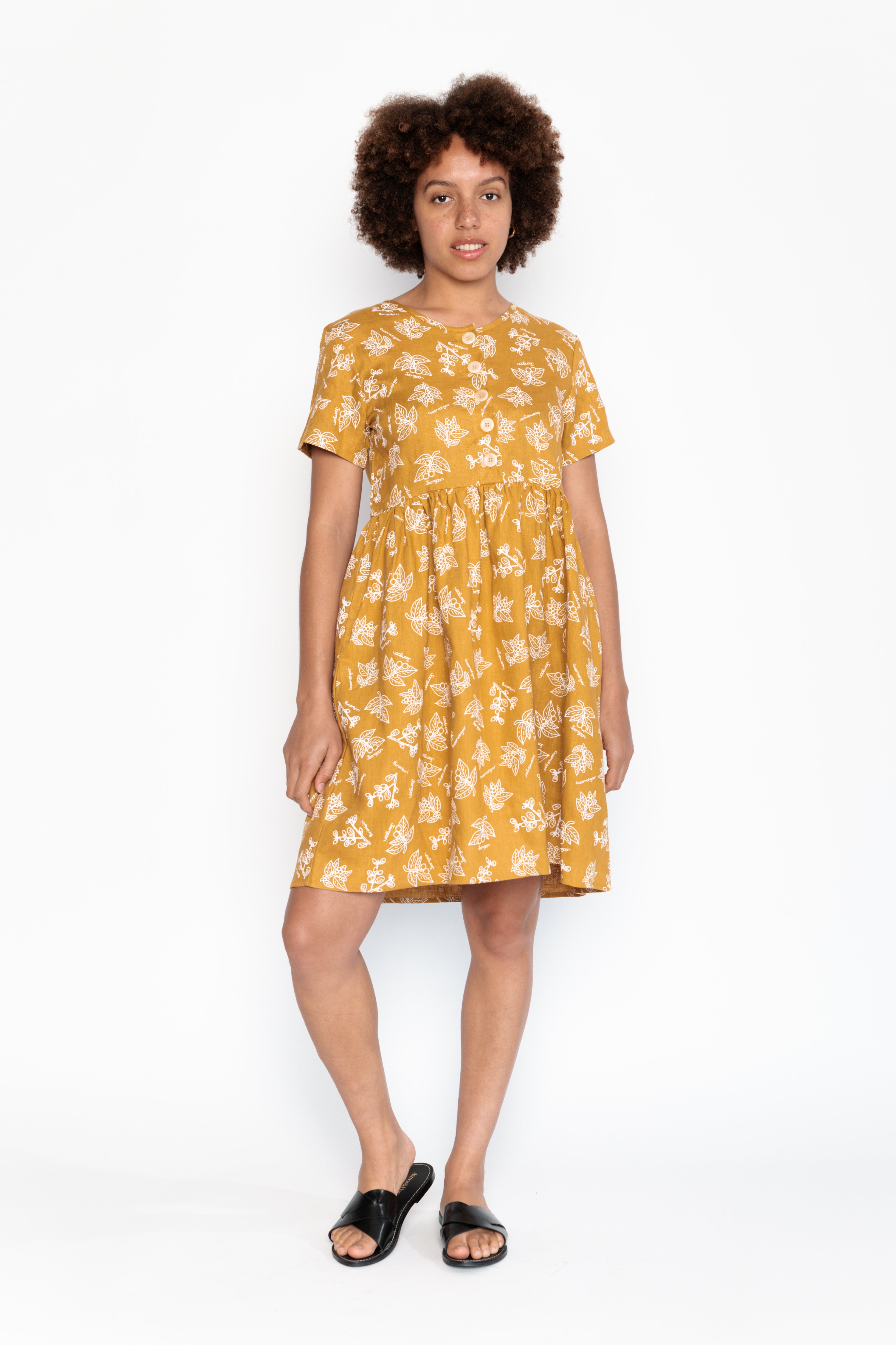 Smock Dress - Birimbiri, Joongoon, Goorralgar (Bush Fruits)