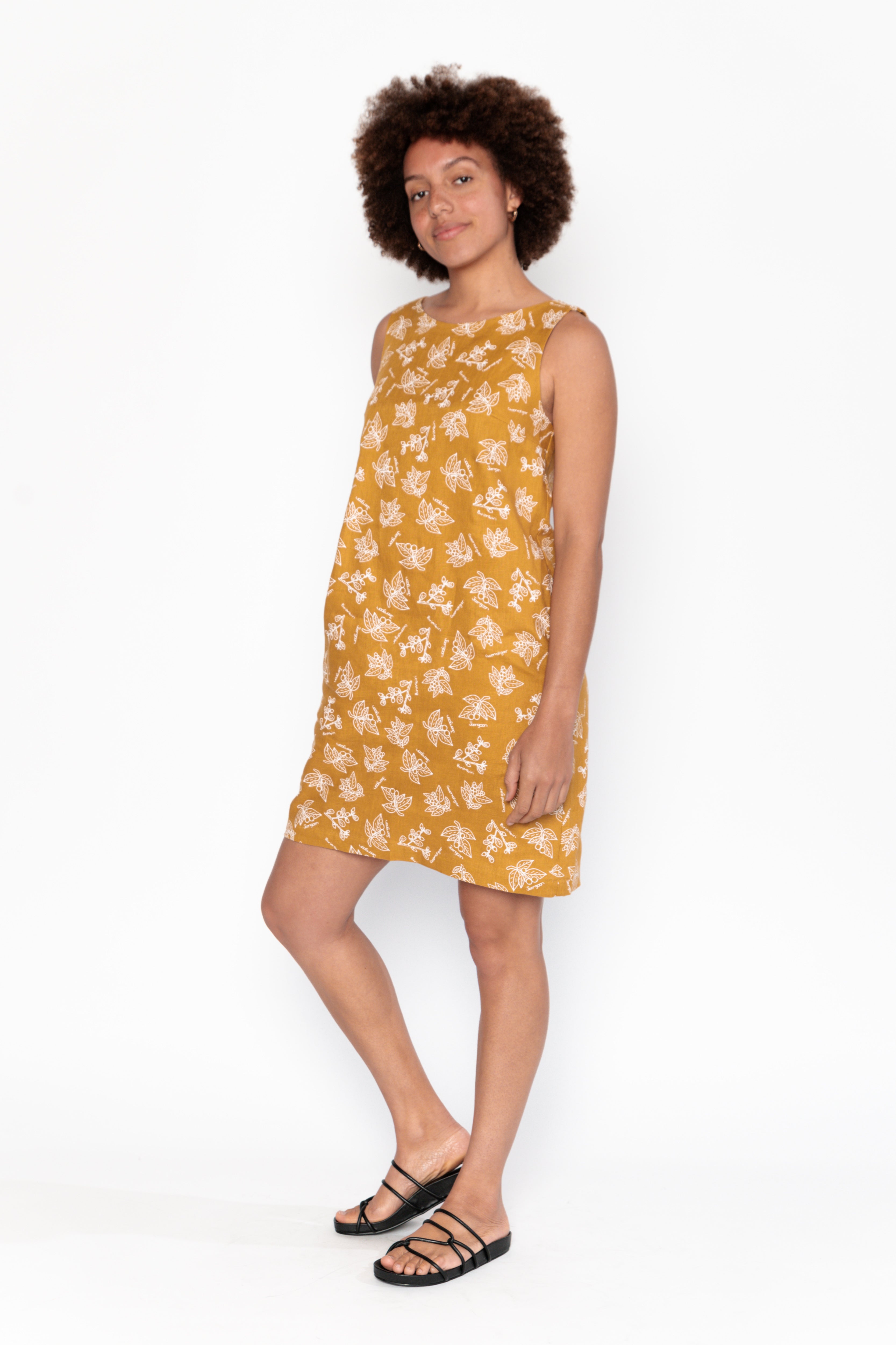 Mini Shift Dress - Birimbiri, Joongoon, Goorralgar (Bush Fruits)