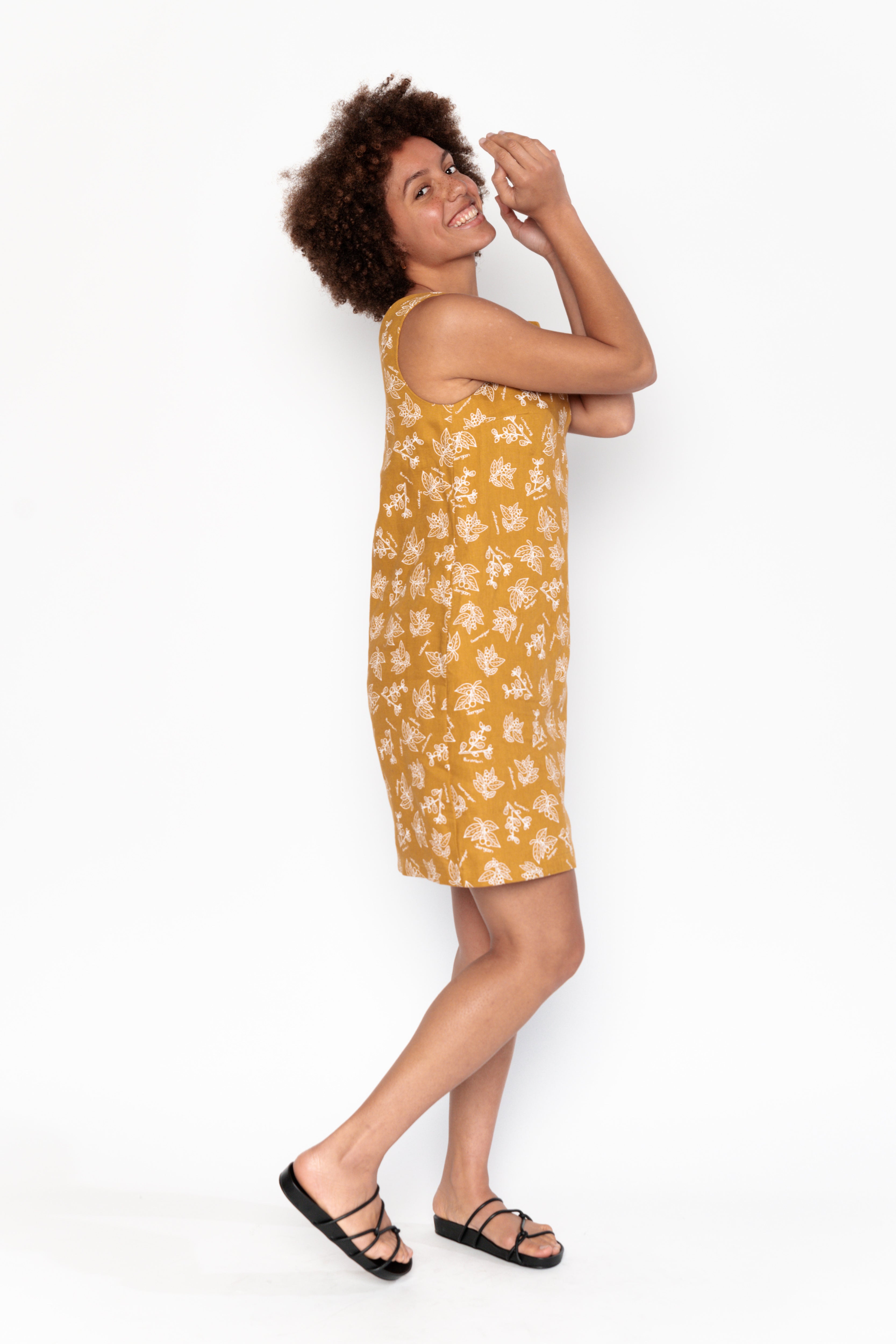 Mini Shift Dress - Birimbiri, Joongoon, Goorralgar (Bush Fruits)