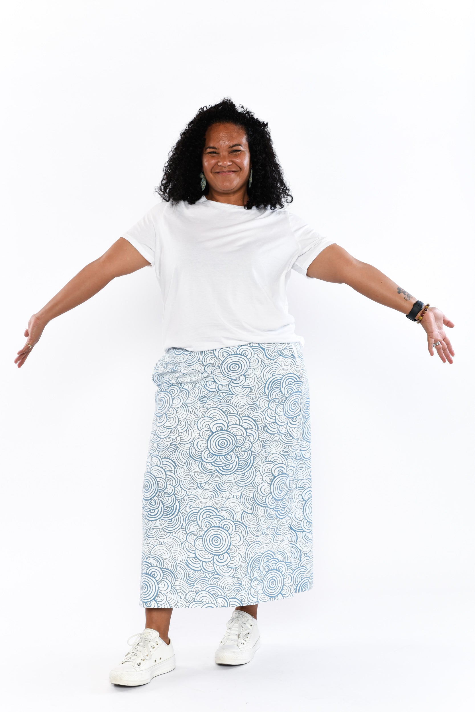 Midi Skirt - Kwatye Iperte (Waterholes)