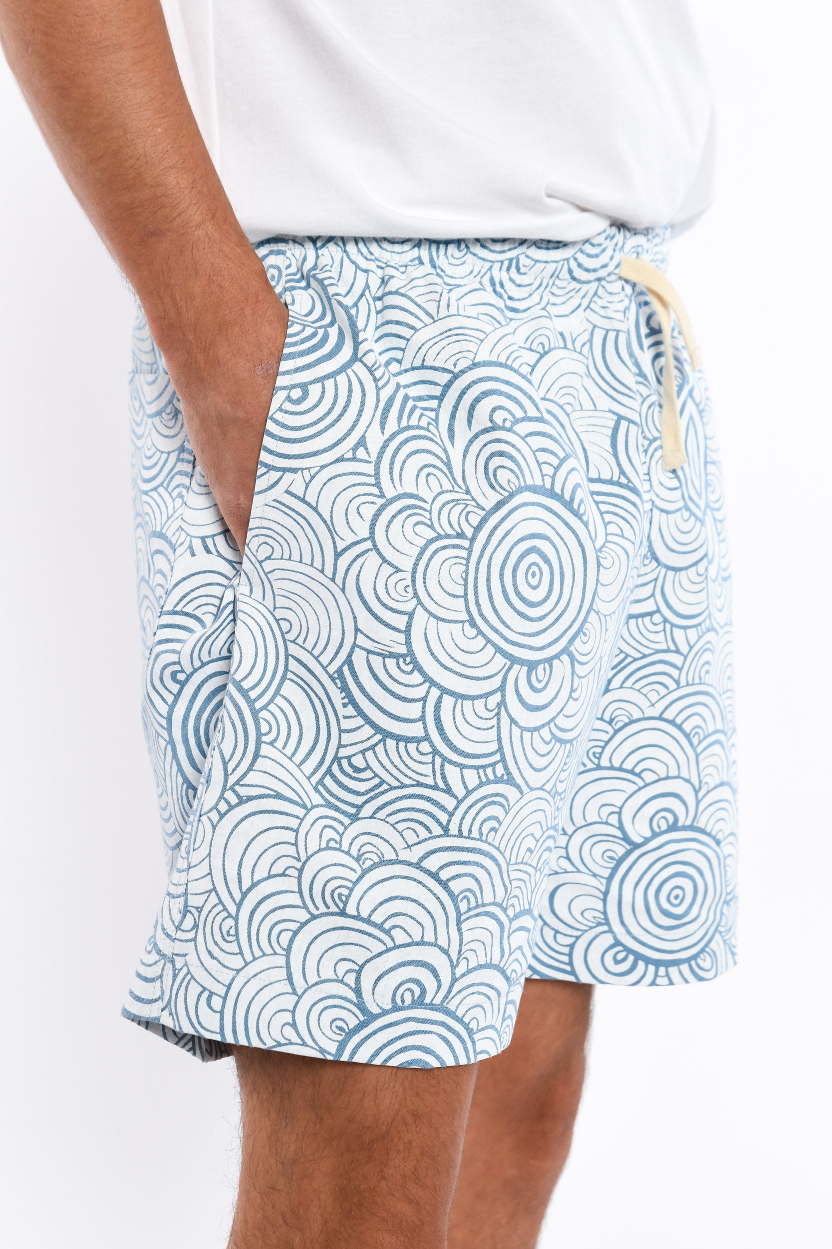 Elastic Waist Short - Kwatye Iperte (Waterholes)