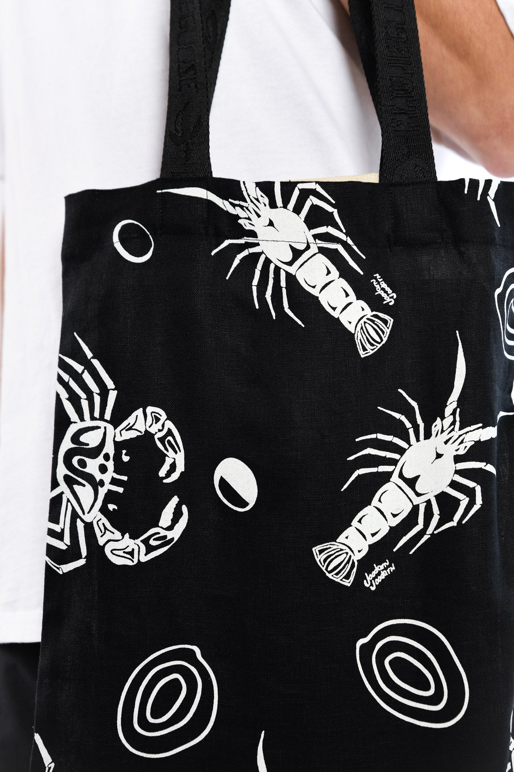 Tote Bag - Joodarn (Crayfish), Manboor (Ghost Crab) & The Moon