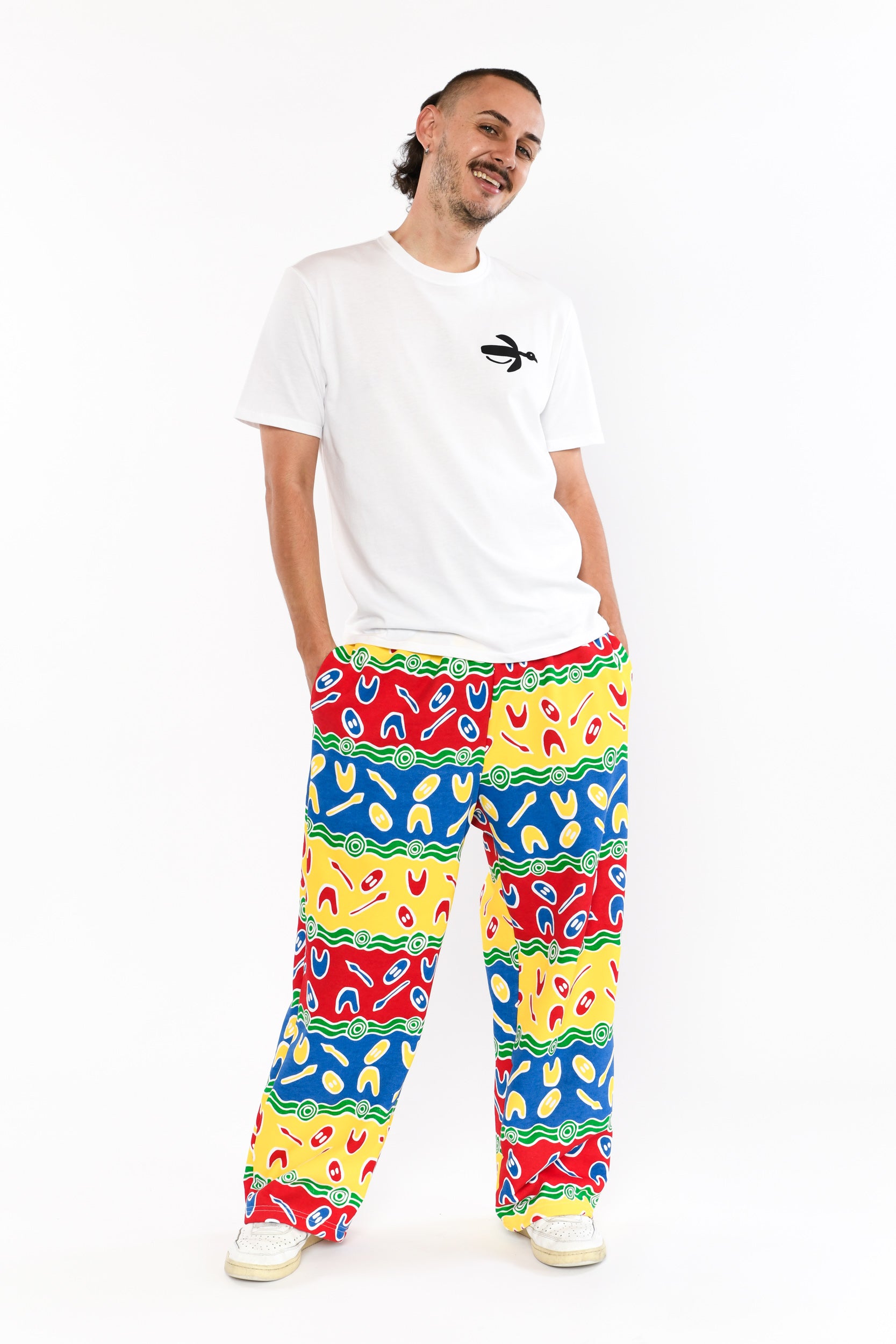 Sweatpants - Men & Cultural Tools (White)