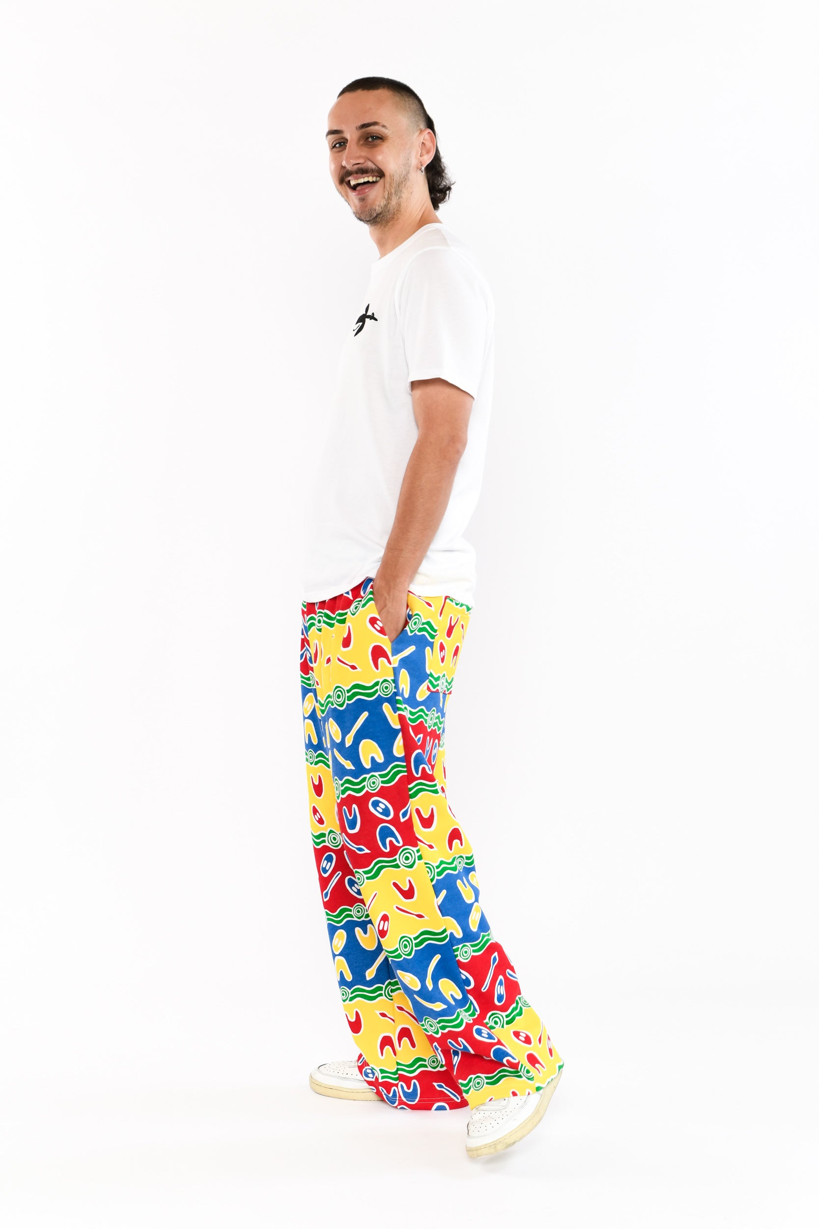 Sweatpants - Men & Cultural Tools (White)