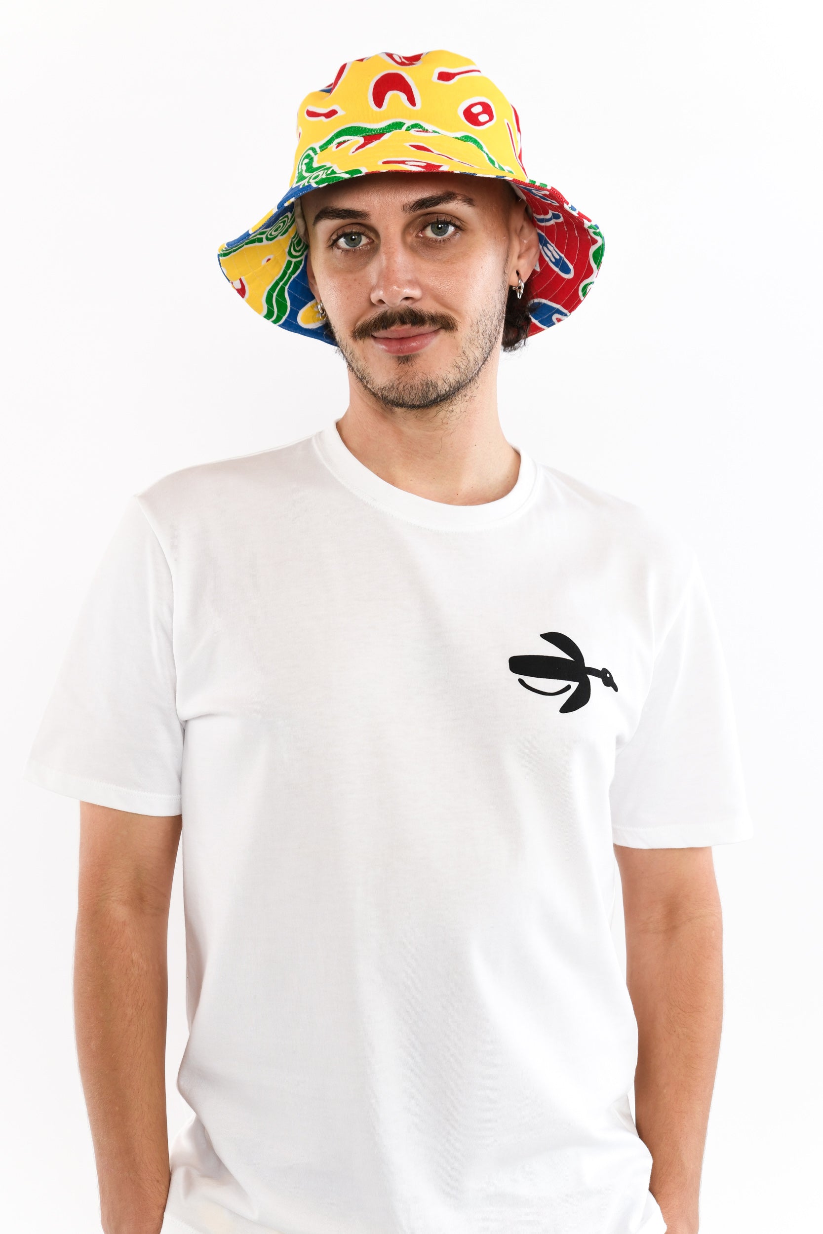 Bucket Hat - Men & Cultural Tools (yellow, red, blue, green)