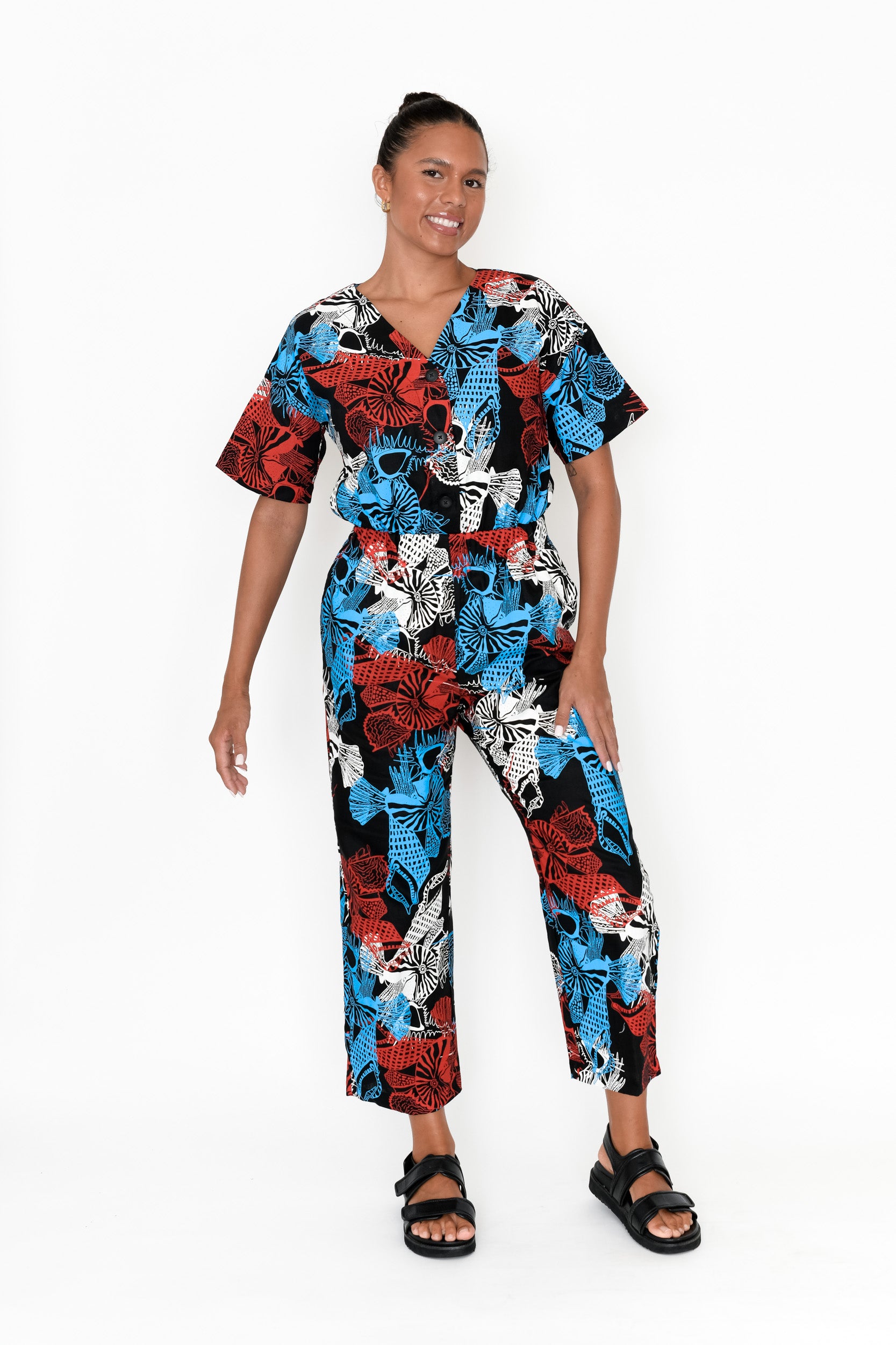 Sleeved Jumpsuit - Gaanyji (Shells)