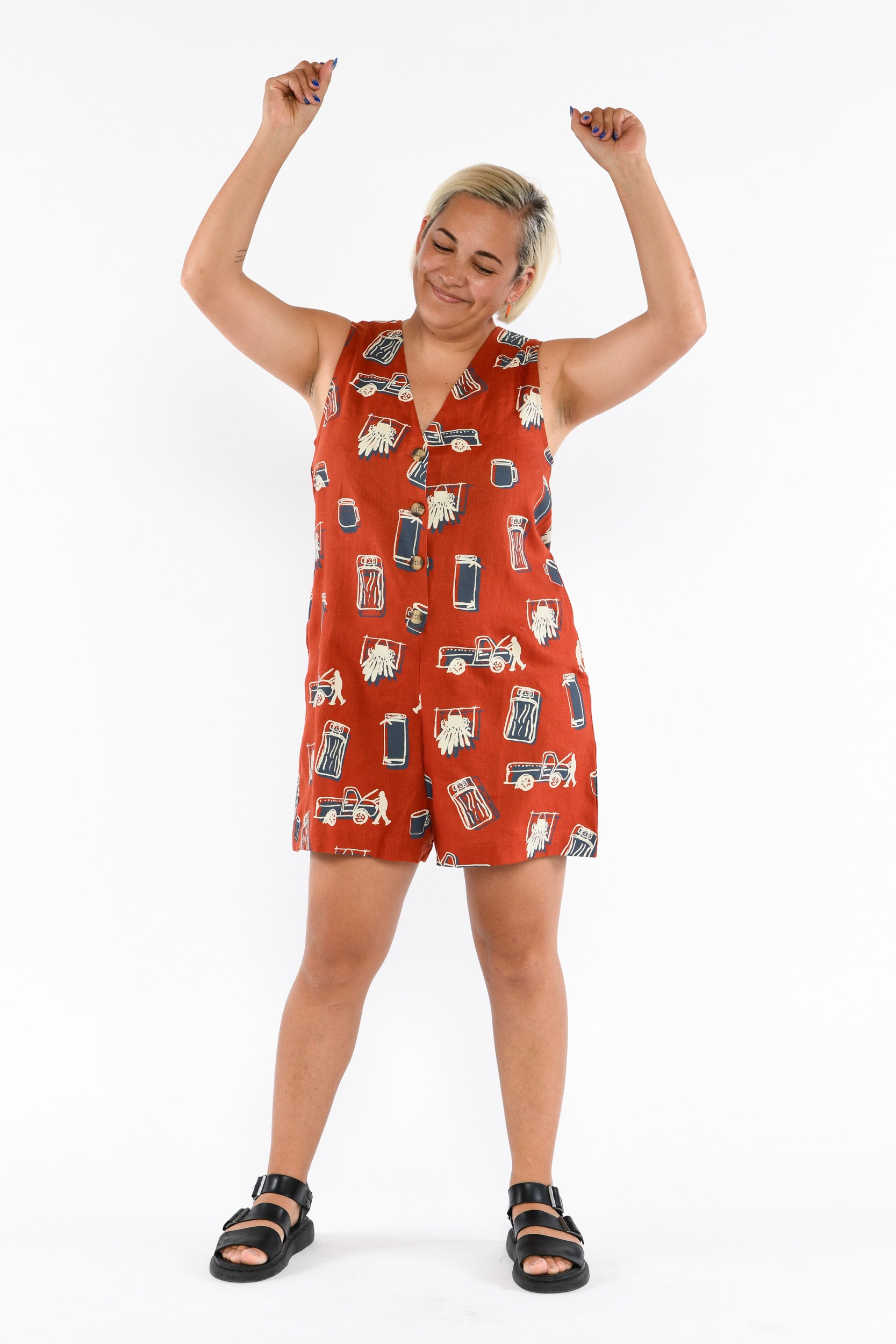 Sleeveless Playsuit - Camp Out