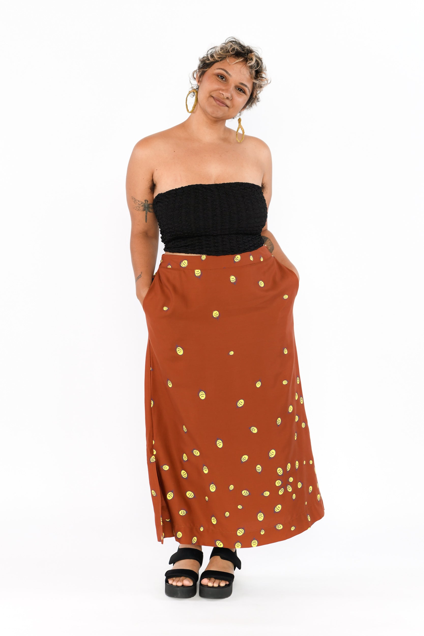 Midi Skirt - Yerrampe (Honey Ant)