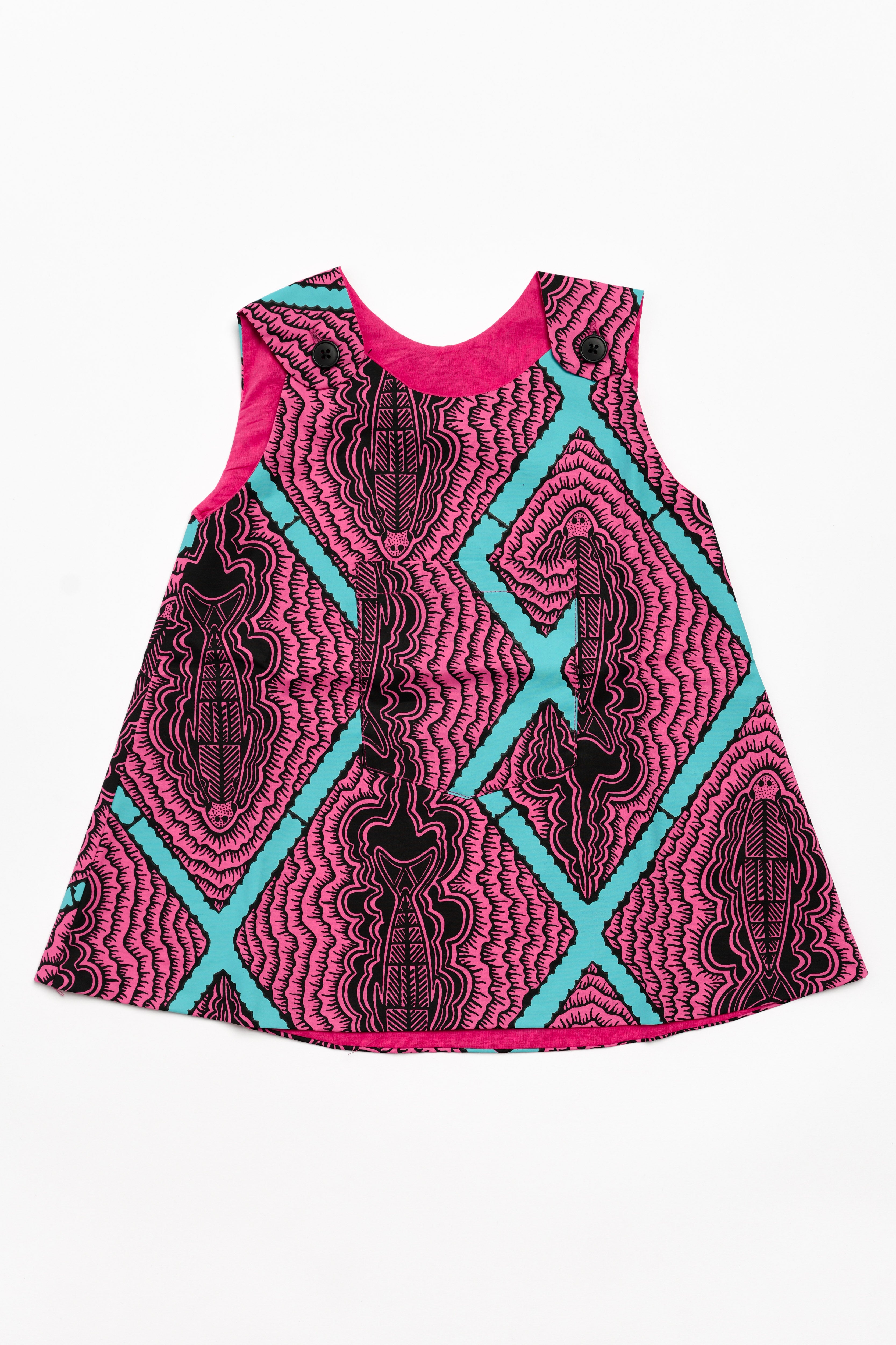 Kids Pinafore - Odorr (Dugong) Diamond